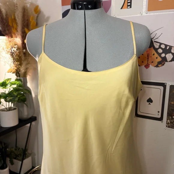 Calvin Klein Lemon Slip Dress Size 10 NWT - Picture 2 of 11